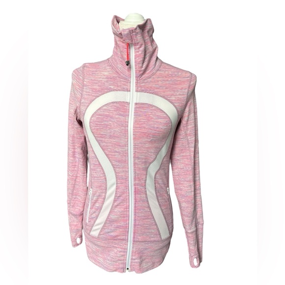 Lululemon Athletics, Scuba “Wee Are From Space” Pink Full Zip Jacket, Sz 4 - Picture 1 of 5